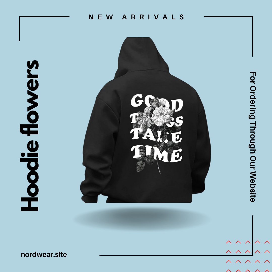 Hoodie Flowers